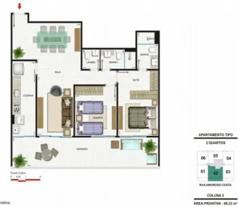 Apartamento com 2 Quartos à venda, 90m² no Tijuca, Rio de Janeiro