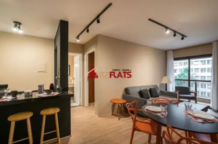 Flat com 1 Quarto para alugar, 45m² no Jardim Paulista, São Paulo