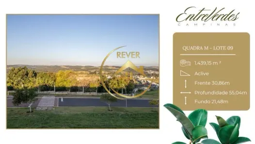 Lote/Terreno à venda, 1439m² no Loteamento Residencial Pedra Alta (Sousas), Campinas