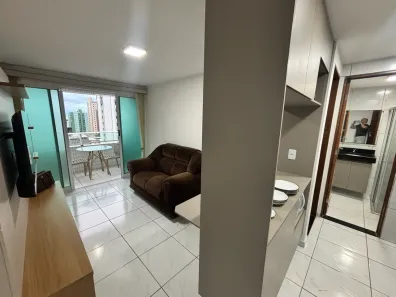 Apartamento com 1 Quarto para alugar, 37m² no Tambaú, João Pessoa