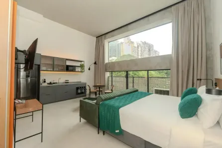 Apartamento com 1 Quarto para alugar, 49m² no República, São Paulo