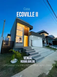 Casa de Condomínio com 3 Quartos à venda, 120m² no Cajupiranga, Parnamirim