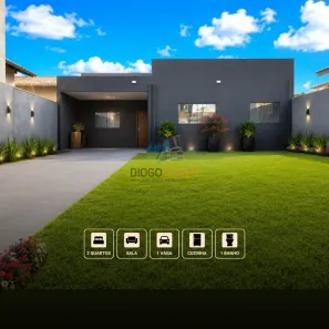 Casa com 2 Quartos à venda, 312m² no Residencial Esplanada, Chapadão do Sul