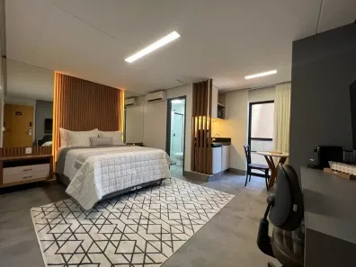 Apartamento com 1 Quarto para alugar, 27m² no Setor Oeste, Goiânia