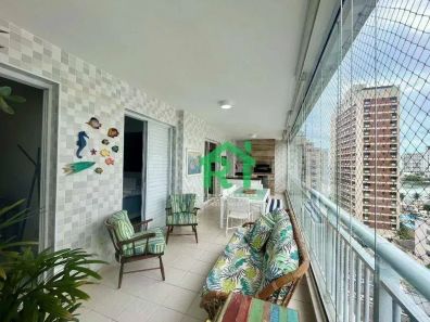 Apartamento com 3 Quartos à venda, 118m² no Vila Alzira, Guarujá