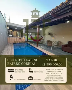 Casa com 3 Quartos à venda, 128m² no , Paracuru