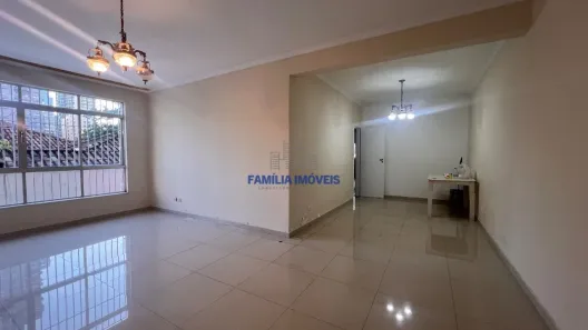 Apartamento com 3 Quartos para alugar, 135m² no Pompéia, Santos