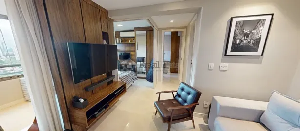 Flat com 2 Quartos para venda ou aluguel, 60m² no Brooklin Paulista, São Paulo
