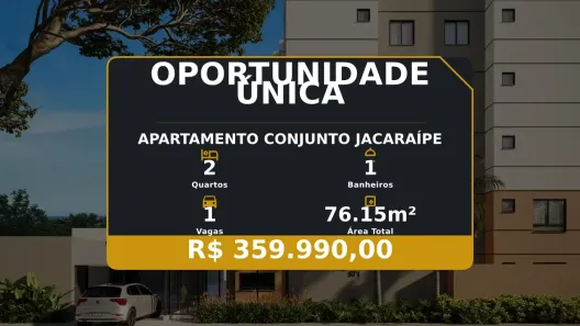 Apartamento com 2 Quartos à venda, 76m² no Conjunto Jacaraípe, Serra