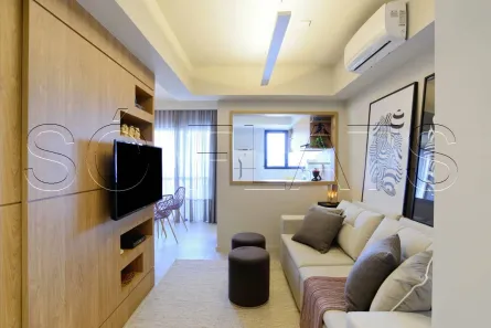 Flat com 1 Quarto à venda, 40m² no Cerqueira César, São Paulo