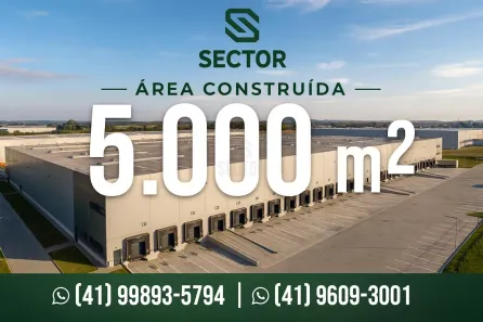 Galpão/Depósito/Armazém para alugar, 5000m² no Emiliano Perneta, Pinhais