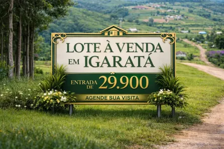 Lote/Terreno à venda, 1000m² no Centro, Igaratá