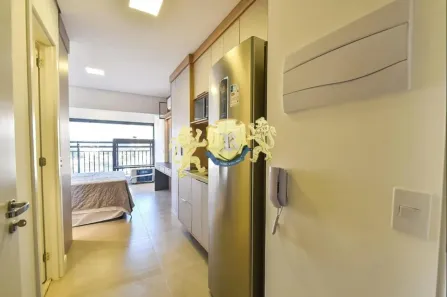 Flat com 1 Quarto para alugar, 27m² no Vila Firmiano Pinto, São Paulo