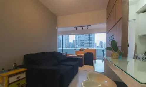 Apartamento com 1 Quarto à venda, 56m² no Cidade Monções, São Paulo