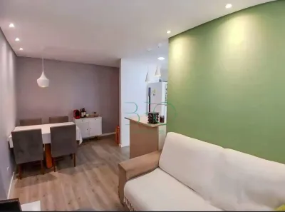 Apartamento com 2 Quartos para alugar, 49m² no Areia Branca, Santos