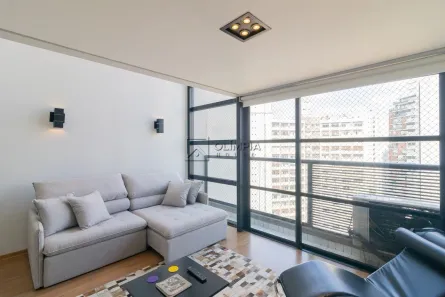 Apartamento com 1 Quarto para alugar, 54m² no Vila Nova Conceição, São Paulo