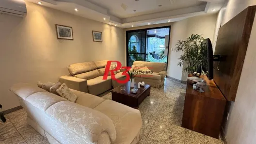 Apartamento com 3 Quartos à venda, 214m² no Gonzaga, Santos