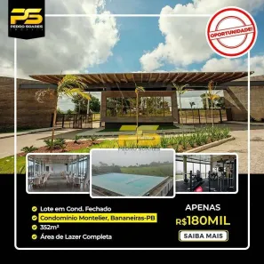 Lote/Terreno à venda, 352m² no Bananeiras, Bananeiras