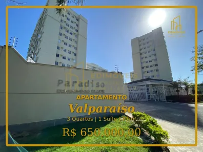 Apartamento com 3 Quartos à venda, 77m² no Valparaíso, Serra