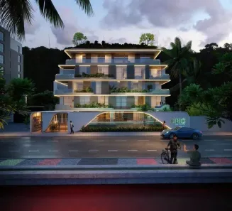 Apartamento com 1 Quarto à venda, 22m² no Cabo Branco, João Pessoa