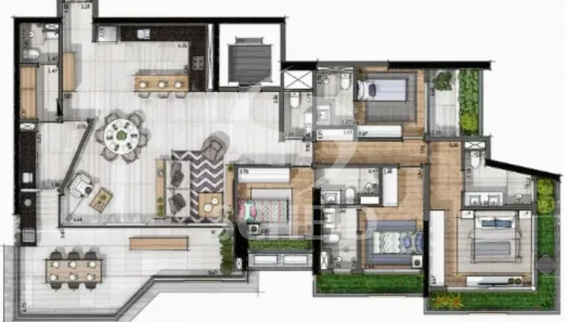 Apartamento com 2 Quartos à venda, 104m² no Jardim das Acácias, São Paulo
