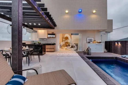 Cobertura com 3 Quartos para alugar, 350m² no Gonzaga, Santos