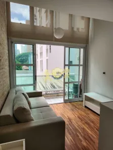 Flat com 1 Quarto para alugar, 45m² no Indianópolis, São Paulo