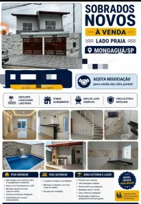 Casa com 2 Quartos à venda, 200m² no Balneario Regina Maria, Mongaguá