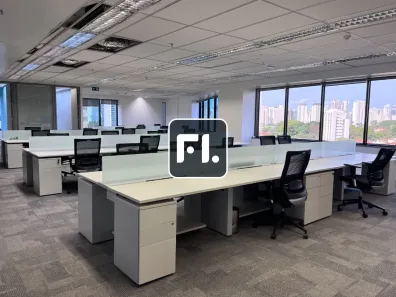 Sala Comercial para alugar, 767m² no Cidade Monções, São Paulo