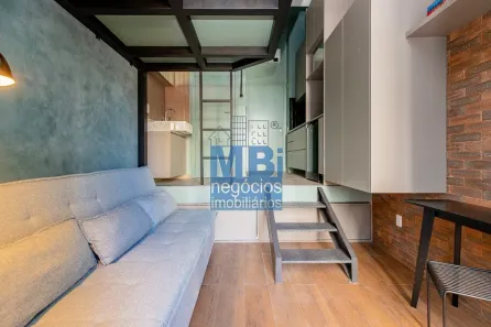 Apartamento com 1 Quarto à venda, 21m² no Santo Amaro, São Paulo