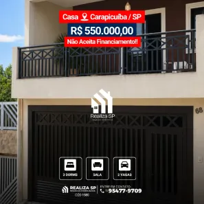 Casa com 3 Quartos à venda, 240m² no Vila da Oportunidade, Carapicuíba
