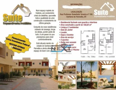 Casa com 3 Quartos à venda, 103m² no Jardim Professor Benoá, Santana de Parnaíba