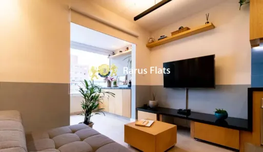 Apartamento com 1 Quarto para alugar, 37m² no Pinheiros, São Paulo