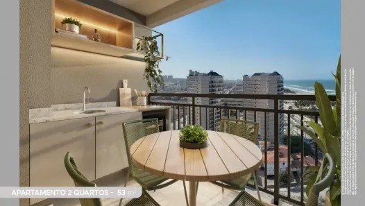 Apartamento com 2 Quartos à venda, 53m² no Praia do Futuro II, Fortaleza