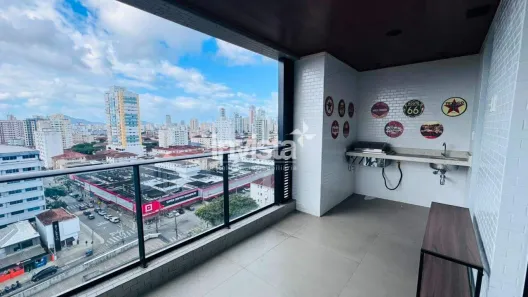 Apartamento com 1 Quarto para alugar, 54m² no Boqueirão, Santos
