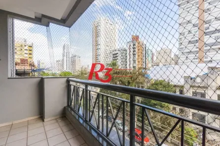 Apartamento com 3 Quartos para alugar, 150m² no Boqueirão, Santos
