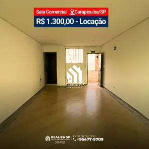 Sala Comercial para alugar, 40m² no Vila da Oportunidade, Carapicuíba