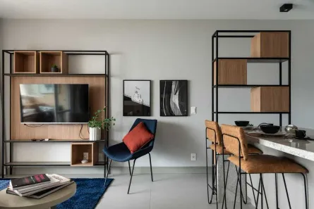 Apartamento com 1 Quarto para alugar, 42m² no Campo Belo, São Paulo