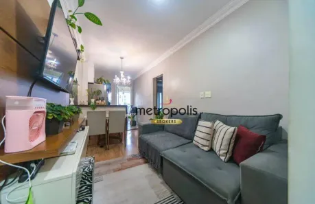 Apartamento com 2 Quartos à venda, 50m² no Campestre, Santo André