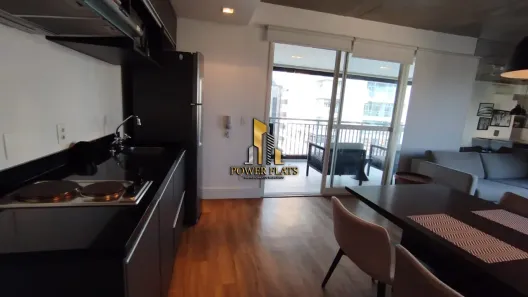 Flat com 1 Quarto para alugar, 62m² no Cidade Monções, São Paulo