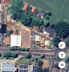 Lote/Terreno para alugar, 1400m² no Santos Dumont, Uberaba