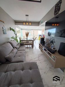 Apartamento com 2 Quartos à venda, 70m² no Loteamento João Batista Julião, Guarujá