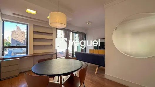 Apartamento com 1 Quarto para alugar, 56m² no Cambuí, Campinas