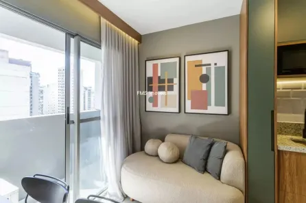 Apartamento com 1 Quarto para alugar, 25m² no Vila Olímpia, São Paulo