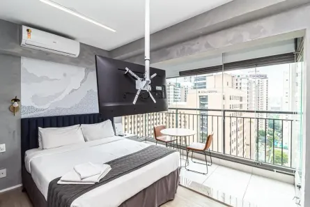 Apartamento com 1 Quarto à venda, 25m² no Indianópolis, São Paulo