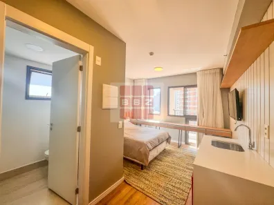 Apartamento com 1 Quarto para alugar, 21m² no Santo Amaro, São Paulo
