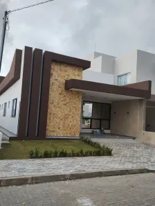 Casa de Condomínio com 3 Quartos à venda, 125m² no Zona de Expansão (Olhos D'Agua), Barra dos Coqueiros