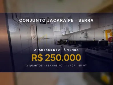 Apartamento com 2 Quartos à venda, 55m² no Conjunto Jacaraípe, Serra