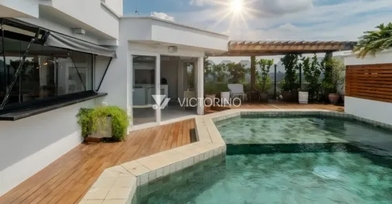 Cobertura com 7 Quartos para alugar, 555m² no Vila Romana, São Paulo