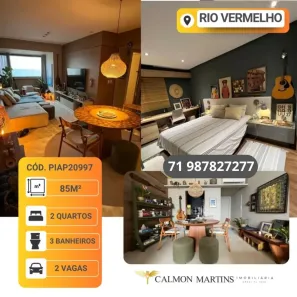 Apartamento com 2 Quartos à venda, 85m² no Rio Vermelho, Salvador